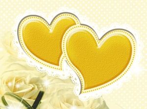 Золотая любовь белая роза свадьба свадебный шаблон ppt
