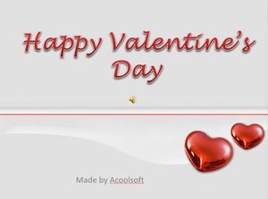 happy valentine day-simple valentines day ppt template