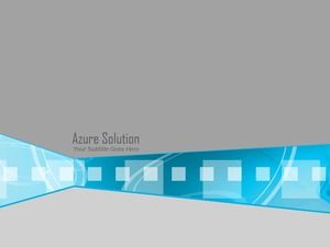 Translucent square three-dimensional visual creative blue gray atmosphere business ppt template