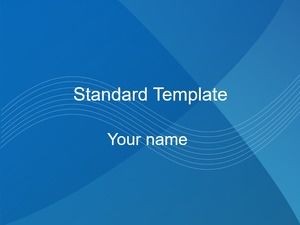 Simple line blue background ppt template