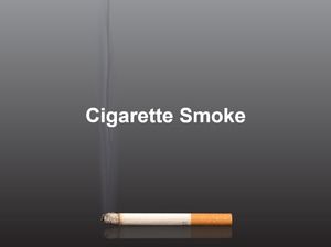 Modelo de ppt de bem-estar público de fumar