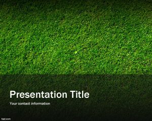 Green Grass Tło PowerPoint