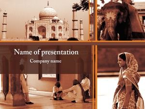 Indian scenery ppt template