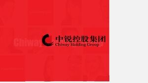 Zhongrui Group promoción corporativa ppt títulos dinámicos