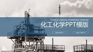 Industrial PPT template for chemical plant background