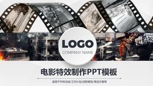 Movie special effects film and television production PPT template