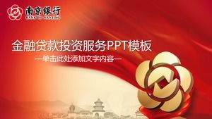 Specjalny szablon PPT w Nanjing Bank
