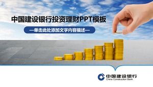 Plantilla PPT de Inversión y Finanzas del Banco de Construcción