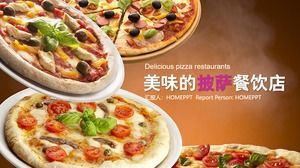 Modèle PPT de délicieuses pizzas
