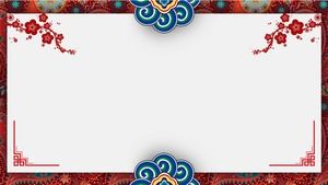 Classical ethnic style PPT background picture