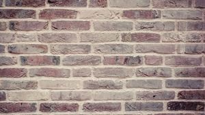 Seven brick wall PPT background pictures