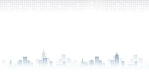 Elegant city silhouette PPT background picture