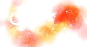 オレンジ色の美しい花びらのスライドの背景画像