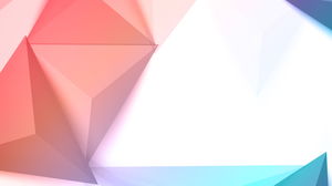 Soft light style color polygon PPT background picture