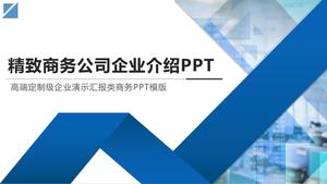 Model de PPT, profil de companie albastru