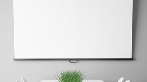 PPT-Hintergrundbild des Projektorvorhang-Whiteboards