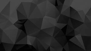 Black polygon slide background picture