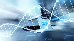 DNA medizinische Medizin PPT Hintergrundbild