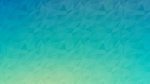 Blue and green gradient polygon PPT background picture