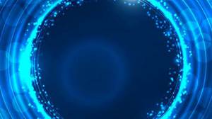 Blaues Fantasie-Technologie-PPT-Hintergrundbild