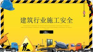Construction industry safety construction PPT template