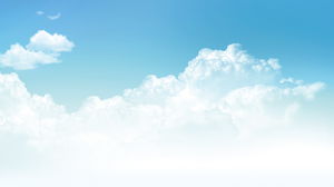 水色の空と白い雲ppt背景画像 Powerpointテンプレート無料ダウンロード 水色の空と白い雲ppt背景画像 Powerpointテンプレート無料ダウンロード