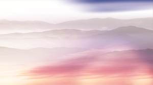 Pink beautiful mountains PPT background picture