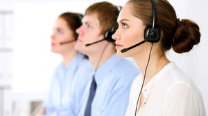 Customer service PPT background picture