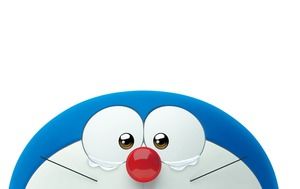 Sześć uroczych zdjęć tła Doraemon PPT