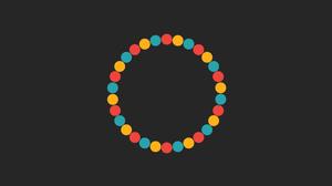 Spiral rotating color ball, download animasi spesial efek PPT
