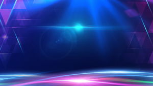 Technologie-PPT-Hintergrundbild des Blaulicht- und Schatteneffekts