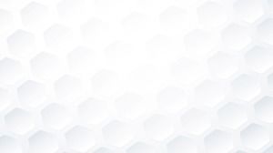 White hexagon PPT background picture