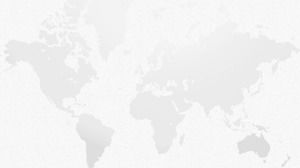 Imagen de fondo PPT empresarial sobre fondo gris de mapa del mundo