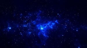 Mavi derin güzel yıldızlı gökyüzü slayt arka plan resmi