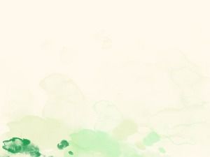 Green simple ink slide background picture