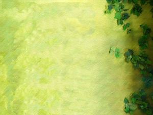 Image d'arrière-plan vert Parthenocissus PPT
