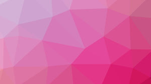 柔和的粉紅色多邊形PPT背景圖片
