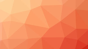 Orange polygon PPT background picture