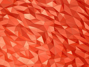 Rotes Polygon PowerPoint Hintergrundbild