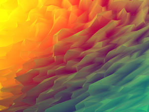 Gambar latar belakang PPT poligon warna-warni
