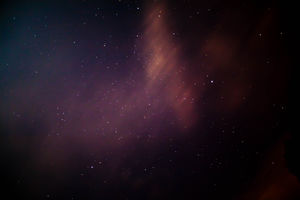 الأرجواني السماء المرصعة بالنجوم صورة خلفية PPT بسيطة