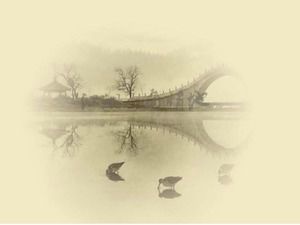 32张古典中国风幻灯片背景图片下载