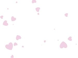Warm pink love falling love slide background template