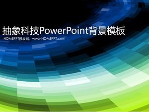 Plantilla de PowerPoint - tecnología abstracta con hermoso fondo giratorio
