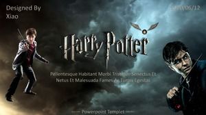 Harry Potter Harry Potter European and American movie theme ppt template
