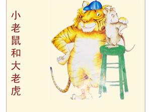 História do livro ilustrado "Ratinho e Tigre" PPT