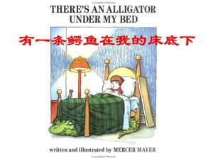 “我的床底下有一条鳄鱼”图画书故事PPT