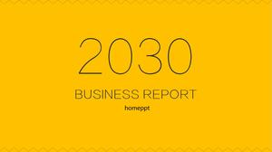 Linii grafice minimaliste raport de afaceri atmosferice șablon PPT