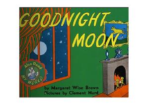 "Good Night Moon" قصة كتاب مصور PPT