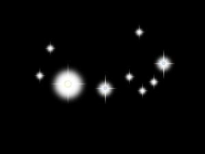 Download dinâmico da animação do céu estrelado luz das estrelas PPT